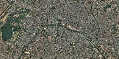 Ramani ya satellite Paris