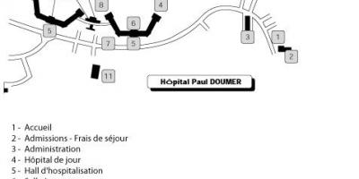 Ramani ya Paulo Doumer hospitali